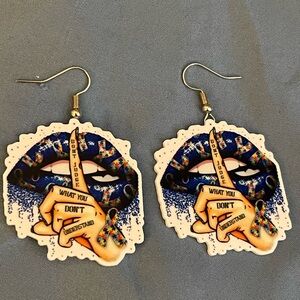 Colorful Graphic Earrings